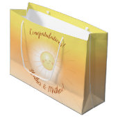 Little Ray of Sunshineベビーシャワー ラージペーパーバッグ (正面アングル)