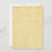 Little Ray of Sunshineベビーシャワー 招待状 (裏面)