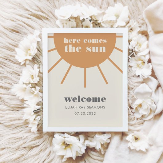 Little Ray of Sunshineヴィンテージ歓迎ポスター ポスター