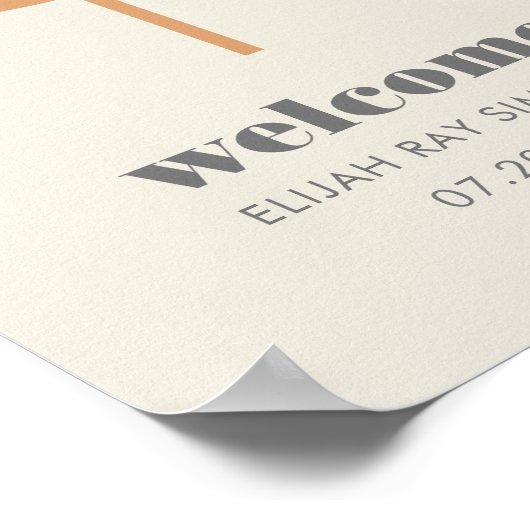 Little Ray of Sunshineヴィンテージ歓迎ポスター ポスター (角)