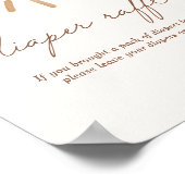 Little Ray of Sunshine赤ちゃんシャワーおむつラッフル ポスター (角)