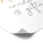 Little Ray of Sunshine赤ちゃんシャワーカードとギフト ポスター (角)