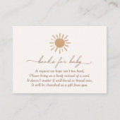 Little Ray of Sunshine赤ちゃんシャワーベビー エンクロージャーカード (正面)