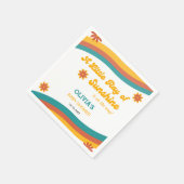 Little Ray of Sunshine赤ちゃん男女兼用シャワー スタンダードカクテルナプキン (角)