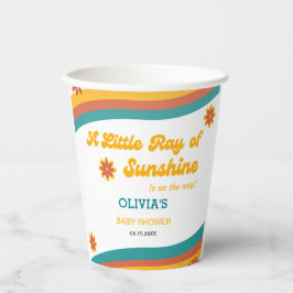 Little Ray of Sunshine赤ちゃん男女兼用シャワー 紙コップ