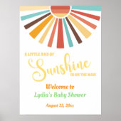Little Ray Of Sunshine Baby Showerへようこそ ポスター (正面)