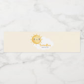 Little Ray of Sunshine Baby Shower ペットボトルラベル (シングルラベル)