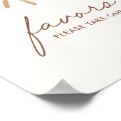 Little Ray of Sunshine Baby Shower Pigives Sign ポスター (角)