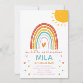 Little Ray of Sunshine Birthday Invitation 招待状 (正面)