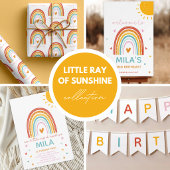 Little Ray of Sunshine Birthday Invitation 招待状