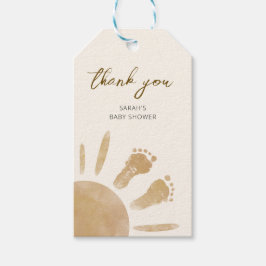 Little Ray of Sunshine Bohoベビーシャワー ギフトタグ