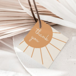 Little Ray of Sunshine Bohoベビーシャワー フェイバータグ