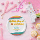 Little Ray of Sunshine Bohoベビーシャワー ペーパープレート (パーティー)