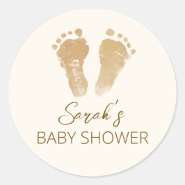 Little Ray of Sunshine Bohoベビーシャワー ラウンドシール