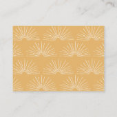 Little Ray of Sunshine Boho Books forベビー エンクロージャーカード (裏面)