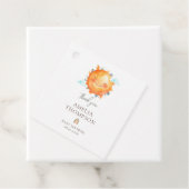 Little Ray Of Sunshine Boho Rainbow Baby Shower フェイバータグ (インサイチュ)