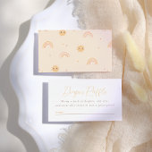 Little Ray of Sunshine Rainbow Baby Shower エンクロージャーカード