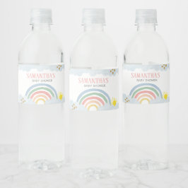 Little Ray of Sunshine Rainbow Baby Shower ペットボトルラベル