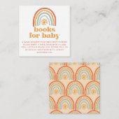 Little Ray of Sunshine Rainbow Books forベビー エンクロージャーカード (正面/裏面)