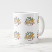 Little Ray of Sunshine T-Shirt, Groovy Retro 70s C ジャンボコーヒーマグカップ (正面右)