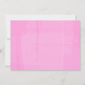 Little Ray of Sunshine Waterカラー誕生日 招待状 (裏面)