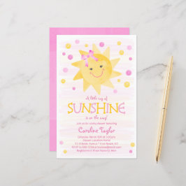 Little Ray of Sunshine Water Colorベビーシャワー