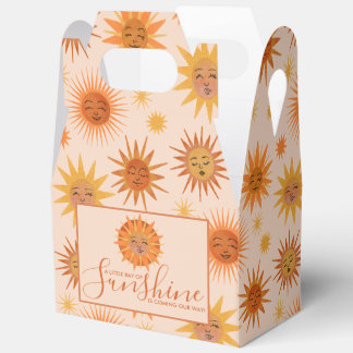 Little Ray of Sunshine Water Colorベビーシャワー フェイバーボックス