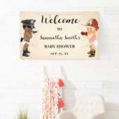 Little Recruit on the Way Welcome Baby Shower 横断幕 (インサイチュ)