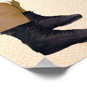 Little Recruit on the Way Welcome Baby Shower Sign ポスター (角)