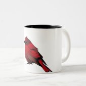 Little Red Bird Coffee Mug ツートーンマグカップ (正面右)
