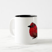 Little Red Bird Coffee Mug ツートーンマグカップ (正面左)