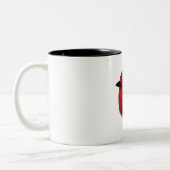 Little Red Bird Coffee Mug ツートーンマグカップ (左)
