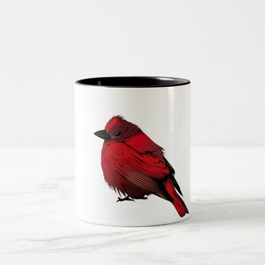Little Red Bird Coffee Mug ツートーンマグカップ (中央)