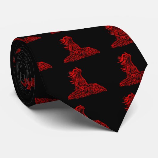 Little red Dragon ネクタイ (ロール)