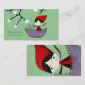 Little Red Ridding Food Snow名刺 名刺 (正面/裏面)