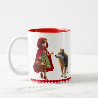 Little Red Riding Hood ツートーンマグカップ