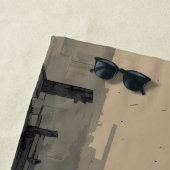 Little Red Riding Hood and the Wolf – Dark Fantasy ビーチタオル (インサイチュ)