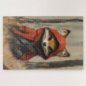 Little Red Riding Hood Fox ジグソーパズル (横)