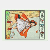 Little Red Riding Hood Vintage Cute ラッピングペーパーシート (正面2)