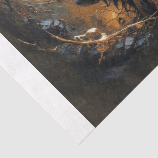 Little Red Riding Hood with the Wolf Decoupage 薄葉紙 (詳細)