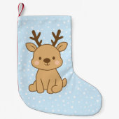 Little Reindeer スモールクリスマスストッキング (正面)