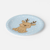 Little Reindeer ペーパープレート (アングル)