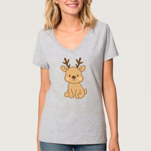 Little Reindeer Tシャツ (正面)