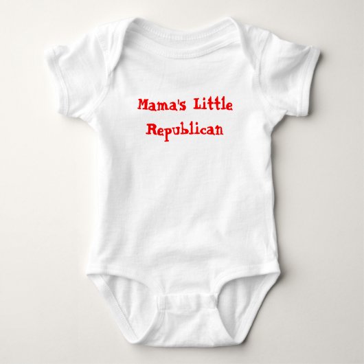 little Republicanママの ベビーボディスーツ (正面)