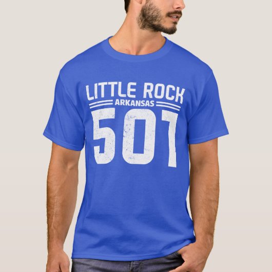 Little Rock Arkansas AR 501 Vintage vintage Tシャツ (正面)