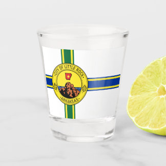 Little Rock (Arkansas) city flag Shot Glass ショットグラス