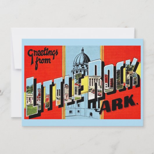 Little Rock, Arkansas  Moving Announcement シーズンカード (正面)