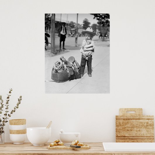 Little Rodeo Star: 1923 ポスター (キッチン)