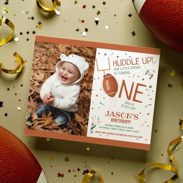 Little Rokie Football Budget写真1st Birthday (クリエイターアップロード済み)