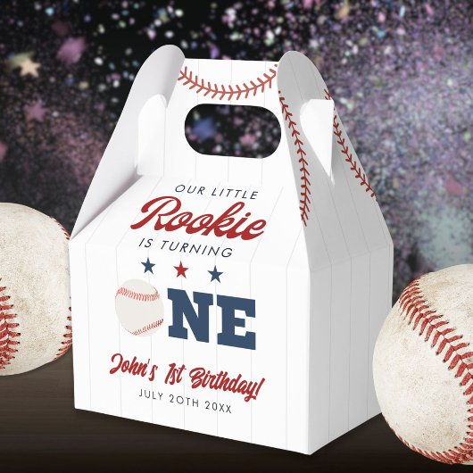Little Rookie Baseball 1st Birthday フェイバーボックス
